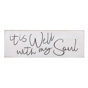NWT It is Well Farmhouse Sign